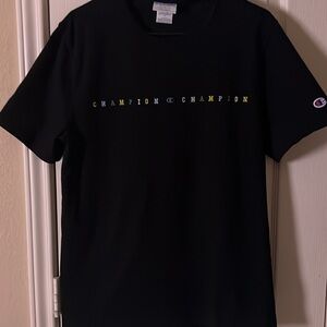 Jet Black Champion T-Shirt